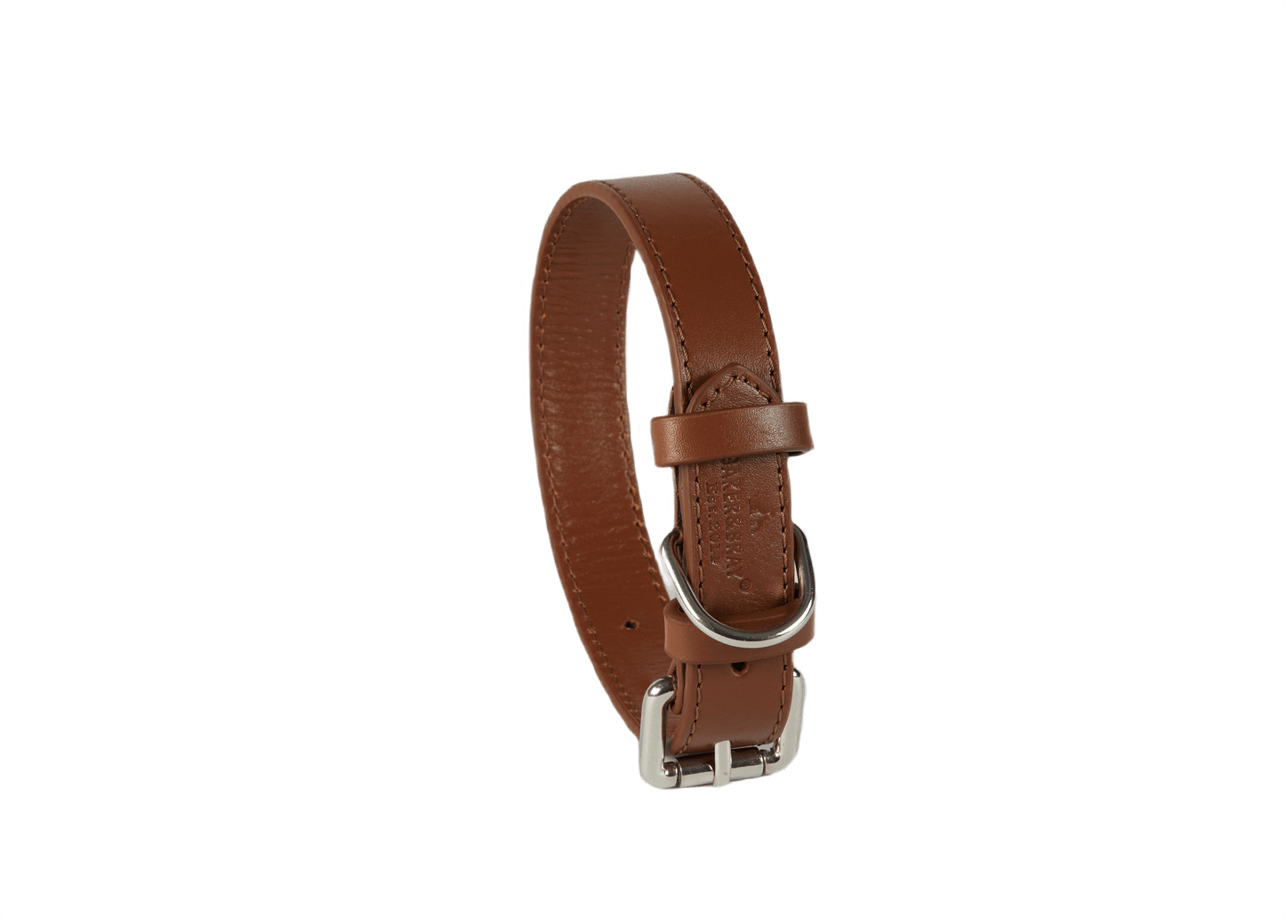 Baker & Bray Sustainable Leather Dog Collar | Brown