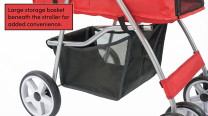 Pet Stroller with covers for small and medium-sized pets