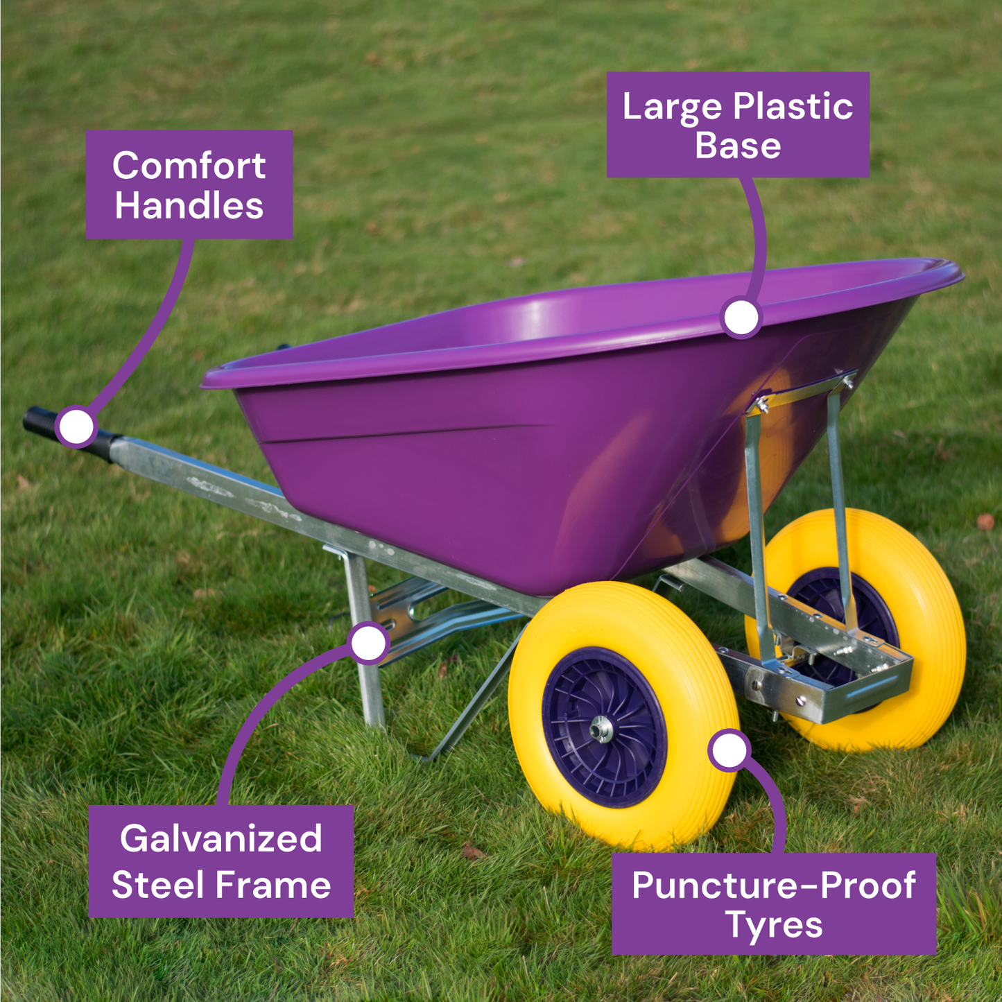 160XL Twin Wheelbarrow