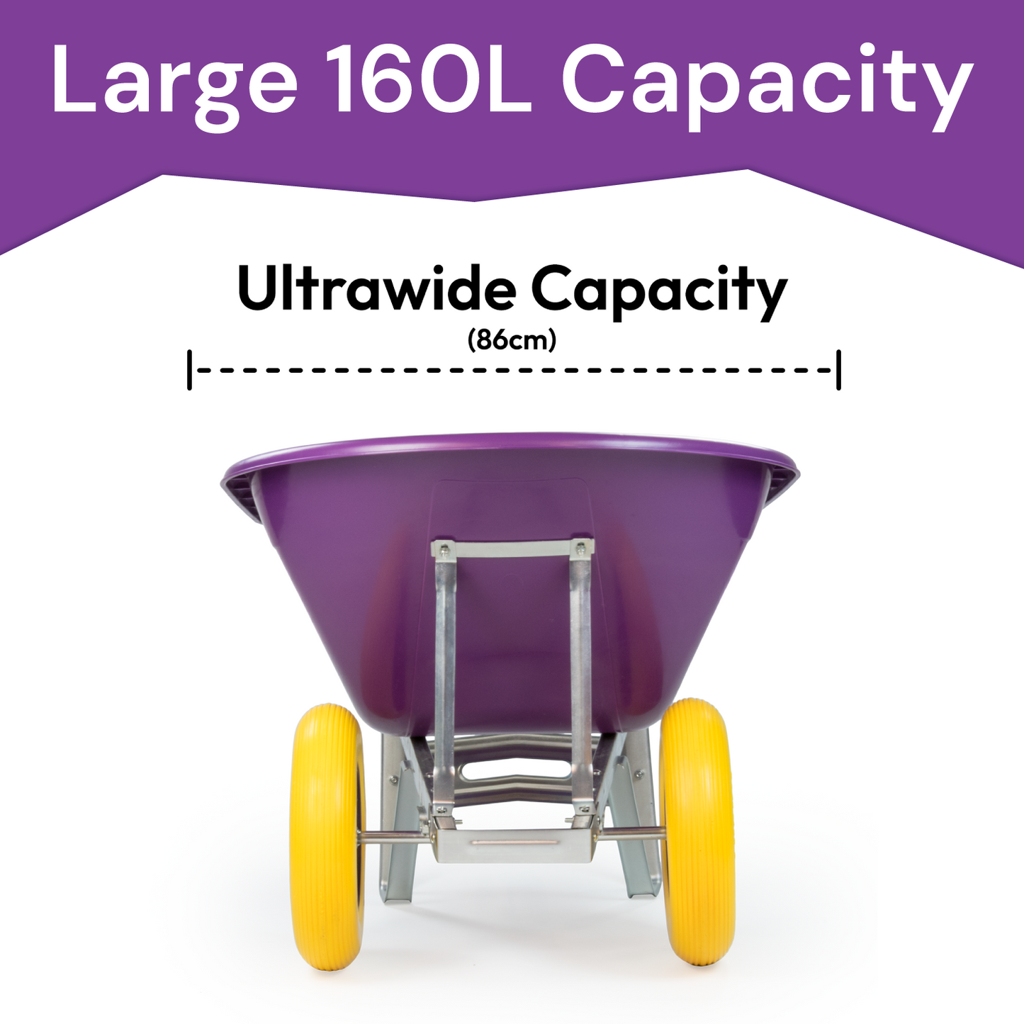 160XL Twin Wheelbarrow