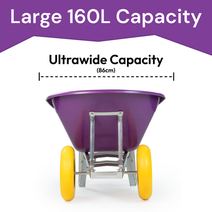 160XL Twin Wheelbarrow