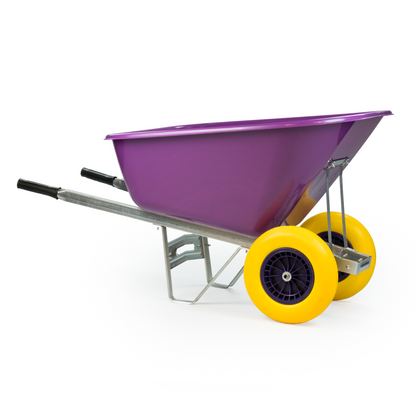 200L XL Heavy Duty Twin Wheelbarrow