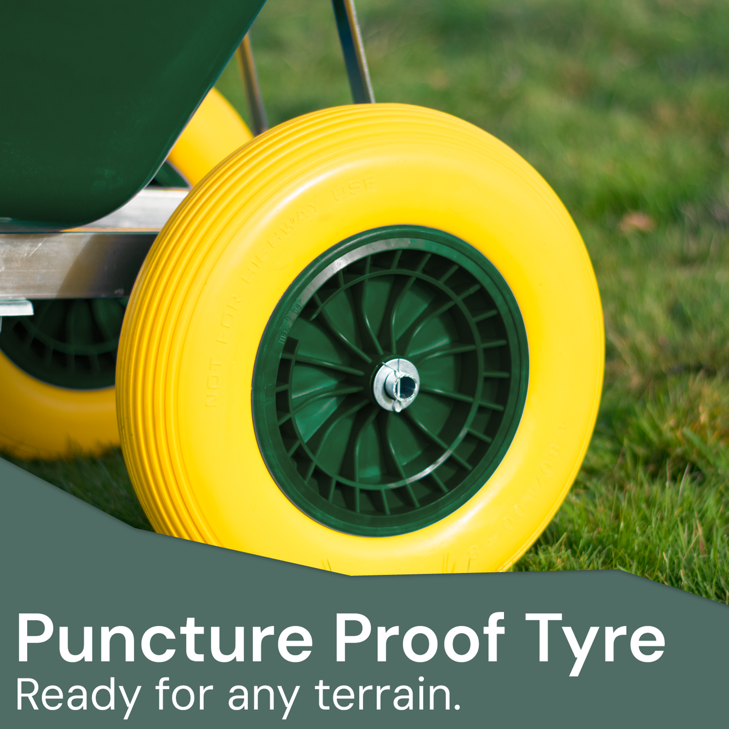 200L XL Heavy Duty Twin Wheelbarrow