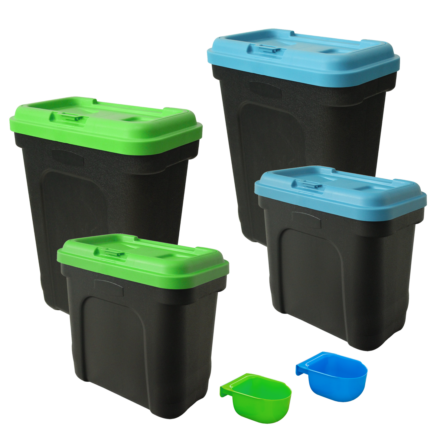 Airtight Containers with Scoop for Dry Pet/Bird/Fish Food  - 7kg (15L) /15kg (30L)