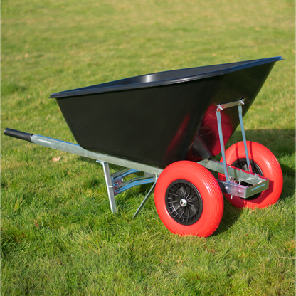 200L XL Heavy Duty Twin Wheelbarrow