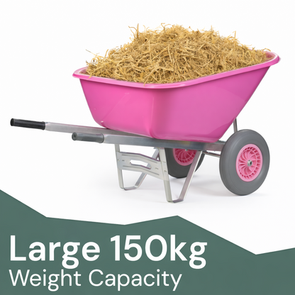 200L XL Heavy Duty Twin Wheelbarrow