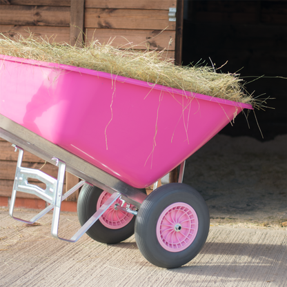 200L XL Heavy Duty Twin Wheelbarrow