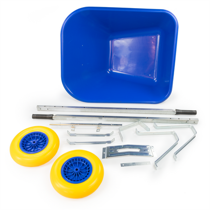 200L XL Heavy Duty Twin Wheelbarrow