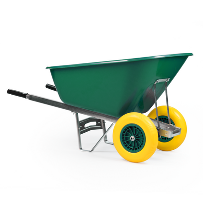 200L XL Heavy Duty Twin Wheelbarrow