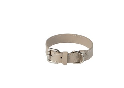 Baker & Bray Sustainable Leather Dog Collar | Ash