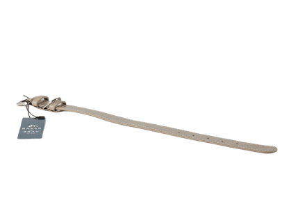 Baker & Bray Sustainable Leather Dog Collar | Ash