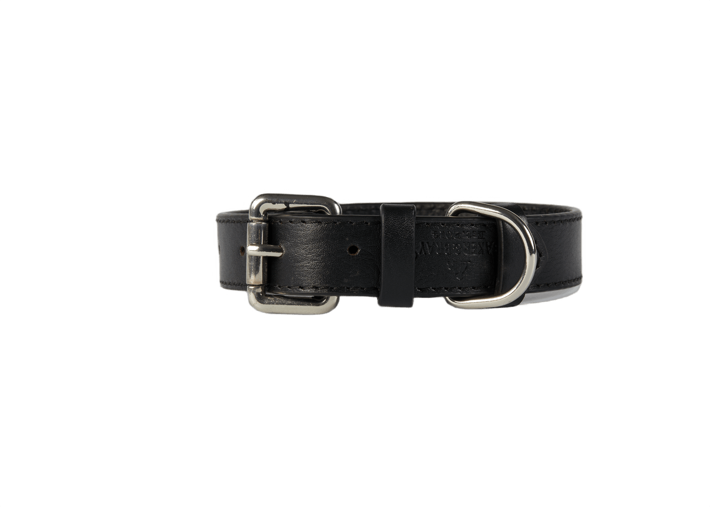 Baker & Bray Sustainable Leather Dog Collar | Black
