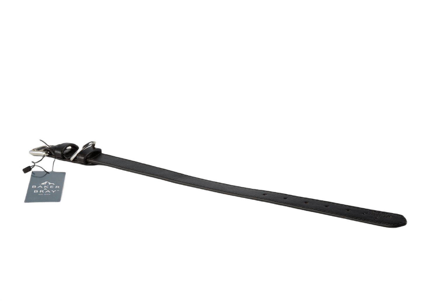 Baker & Bray Sustainable Leather Dog Collar | Black