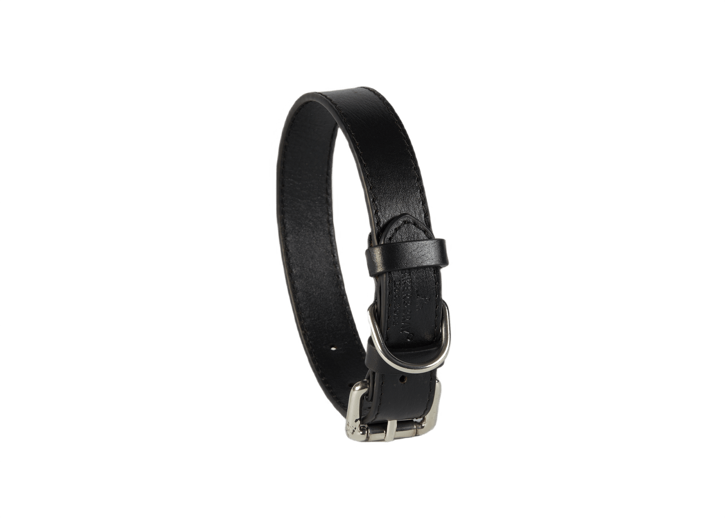 Baker & Bray Sustainable Leather Dog Collar | Black