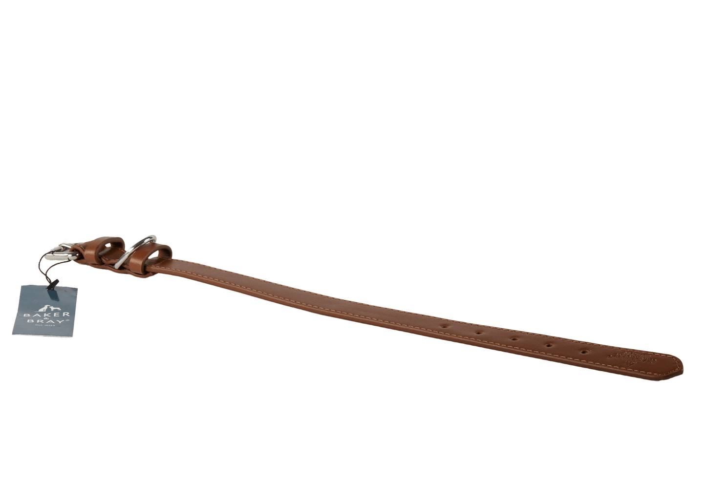 Baker & Bray Sustainable Leather Dog Collar | Brown