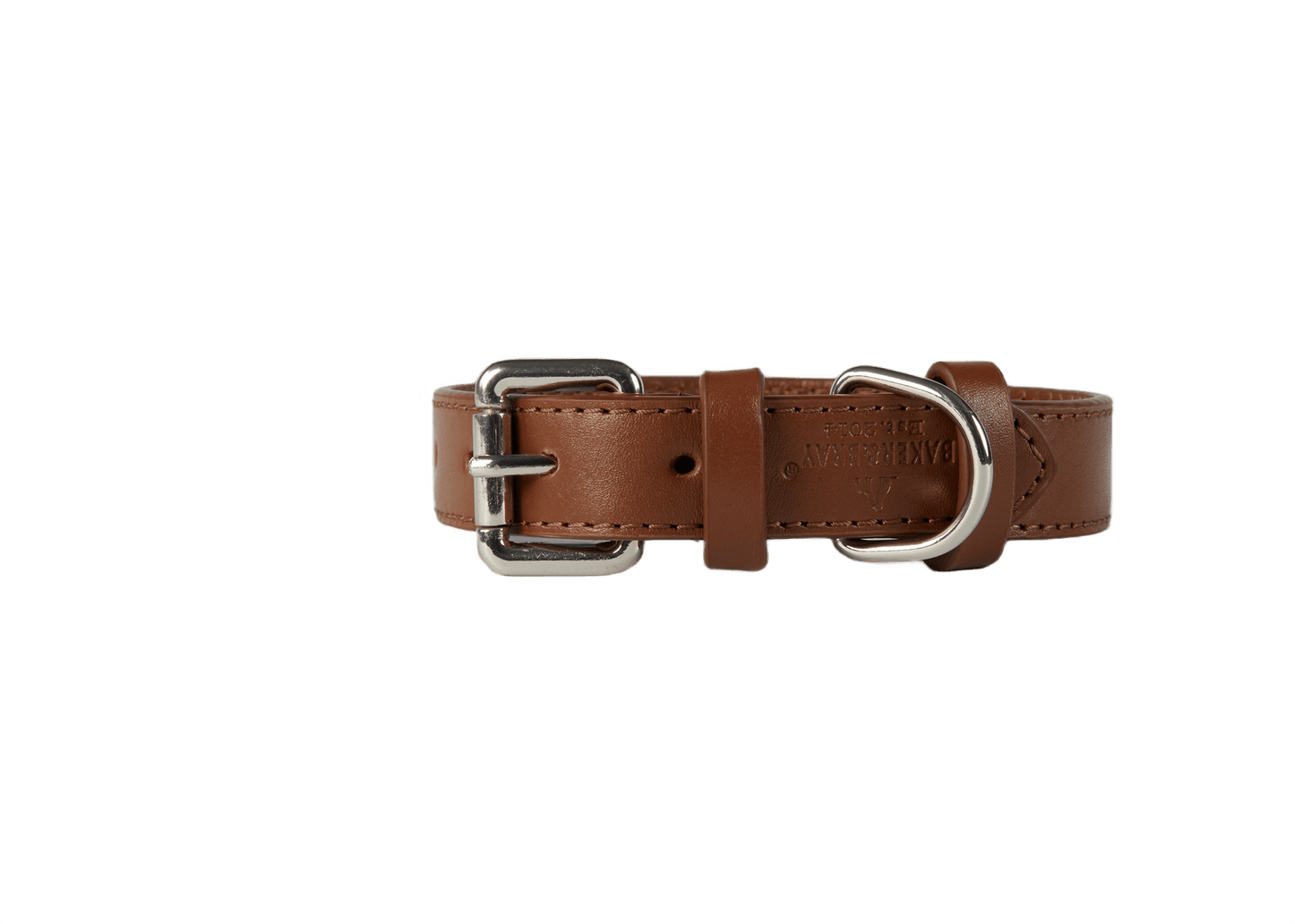 Baker & Bray Sustainable Leather Dog Collar | Brown