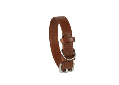 Baker & Bray Sustainable Leather Dog Collar | Brown