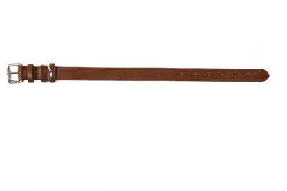 Baker & Bray Sustainable Leather Dog Collar | Brown