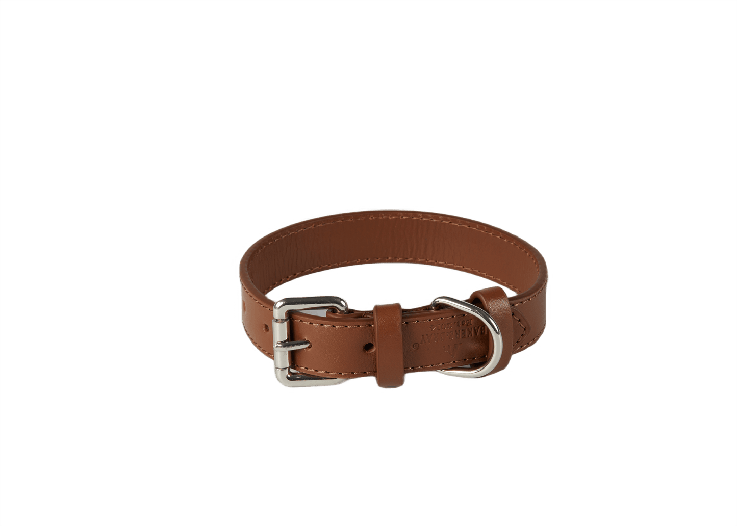 Baker & Bray Sustainable Leather Dog Collar | Brown
