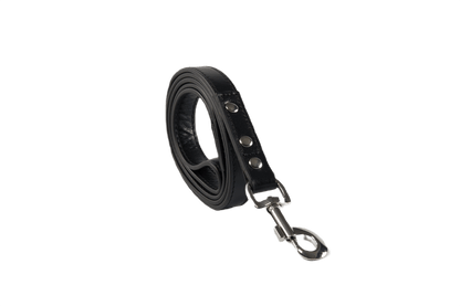 Baker & Bray Sustainable Leather Dog Collar & Lead Set | Black