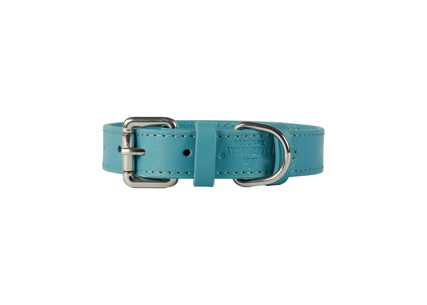 Baker & Bray Sustainable Leather Dog Collar & Lead Set | Lagoon