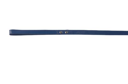 Baker & Bray Sustainable Leather Dog Collar & Lead Set | Navy