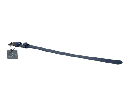 Baker & Bray Sustainable Leather Dog Collar & Lead Set | Navy