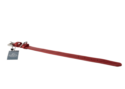 Baker & Bray Sustainable Leather Dog Collar & Lead Set | Rose