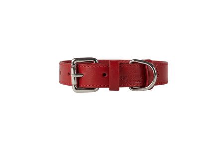 Baker & Bray Sustainable Leather Dog Collar & Lead Set | Rose