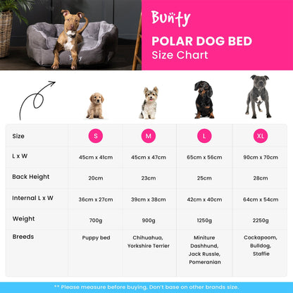 Bunty Polar Dog Bed