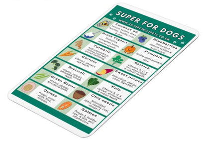 Silver Circle Pets Super Foods for Dogs Fridge Magnet | Free Delivery