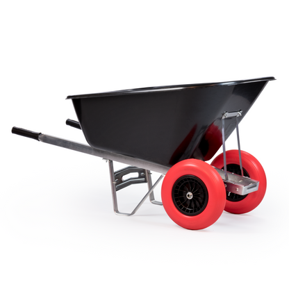 200L XL Heavy Duty Twin Wheelbarrow