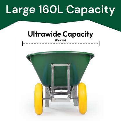 160XL Twin Wheelbarrow