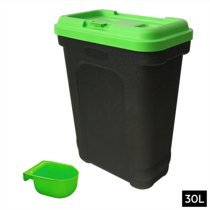 Airtight Containers with Scoop for Dry Pet/Bird/Fish Food  - 7kg (15L) /15kg (30L)
