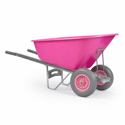 200L XL Heavy Duty Twin Wheelbarrow