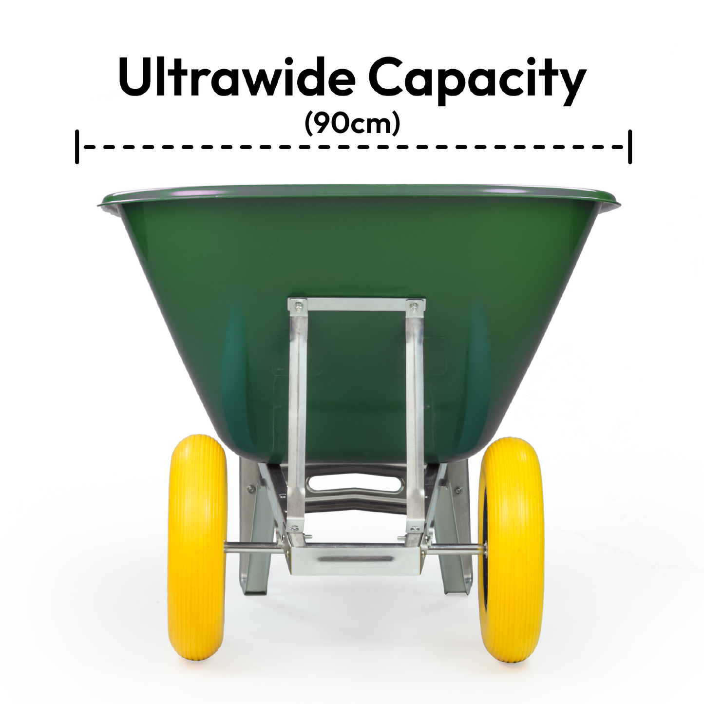 200L XL Heavy Duty Twin Wheelbarrow