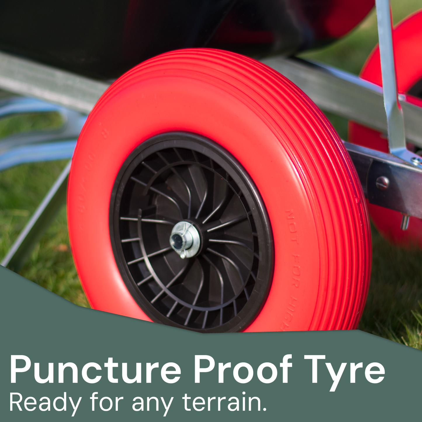 200L XL Heavy Duty Twin Wheelbarrow